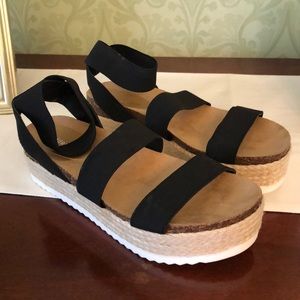 Steve Madden platform wedge sandals